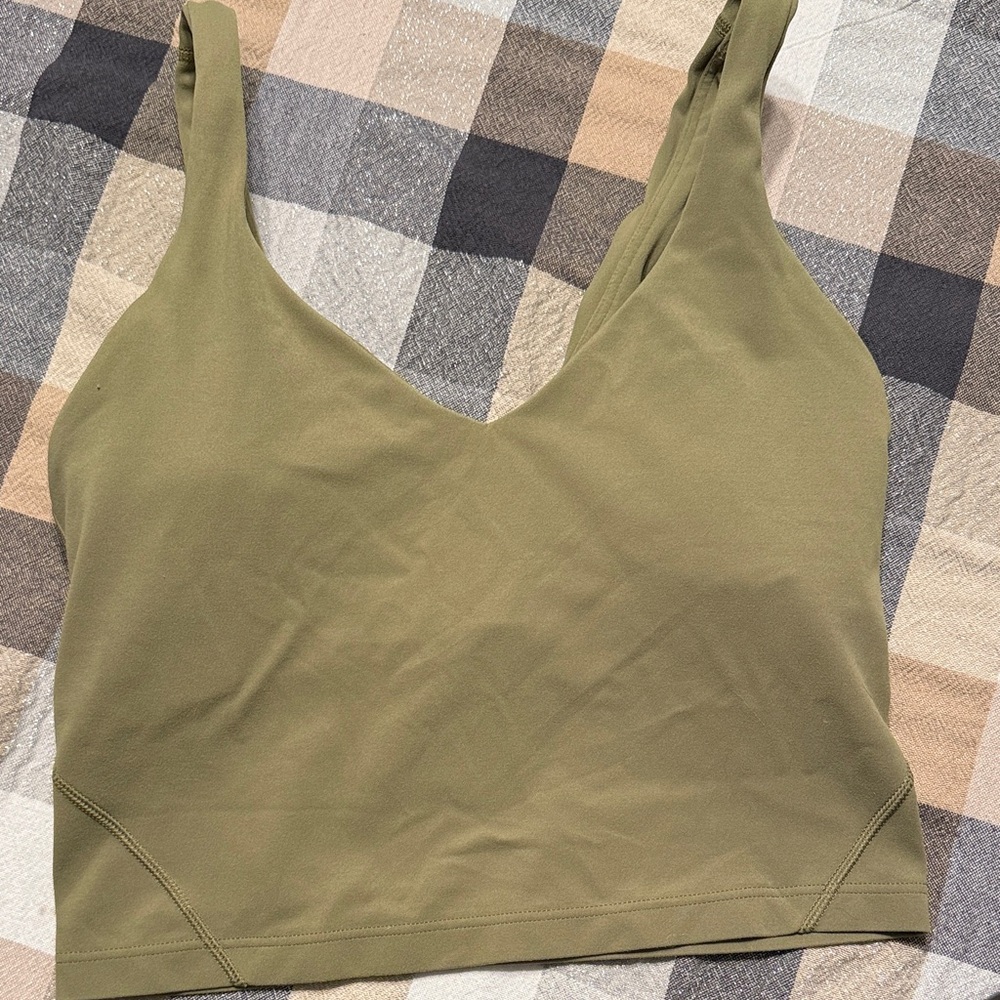 Lululemon Olive Green top